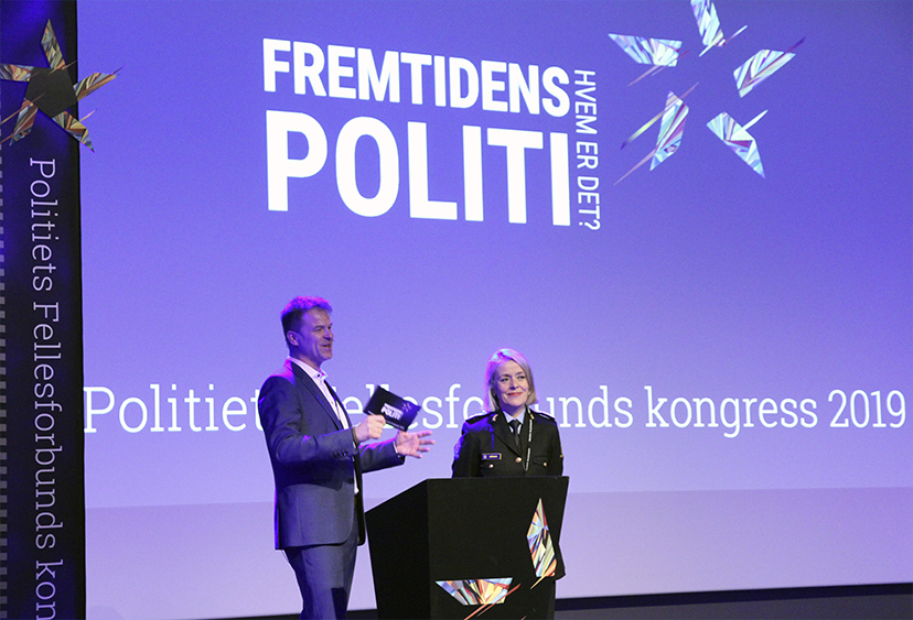 Forbundsleder Bolstad og Politidirektør Bjørnland åpnet kongressen