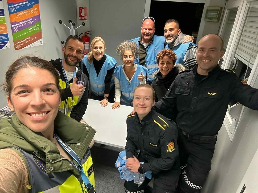 Gruppebilde Motril (internasjonalt, internasjonal tjeneste, Frontex, EU)
