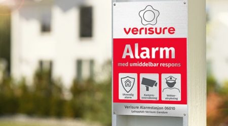 Verisure Alarmskilt Bolig 625X492
