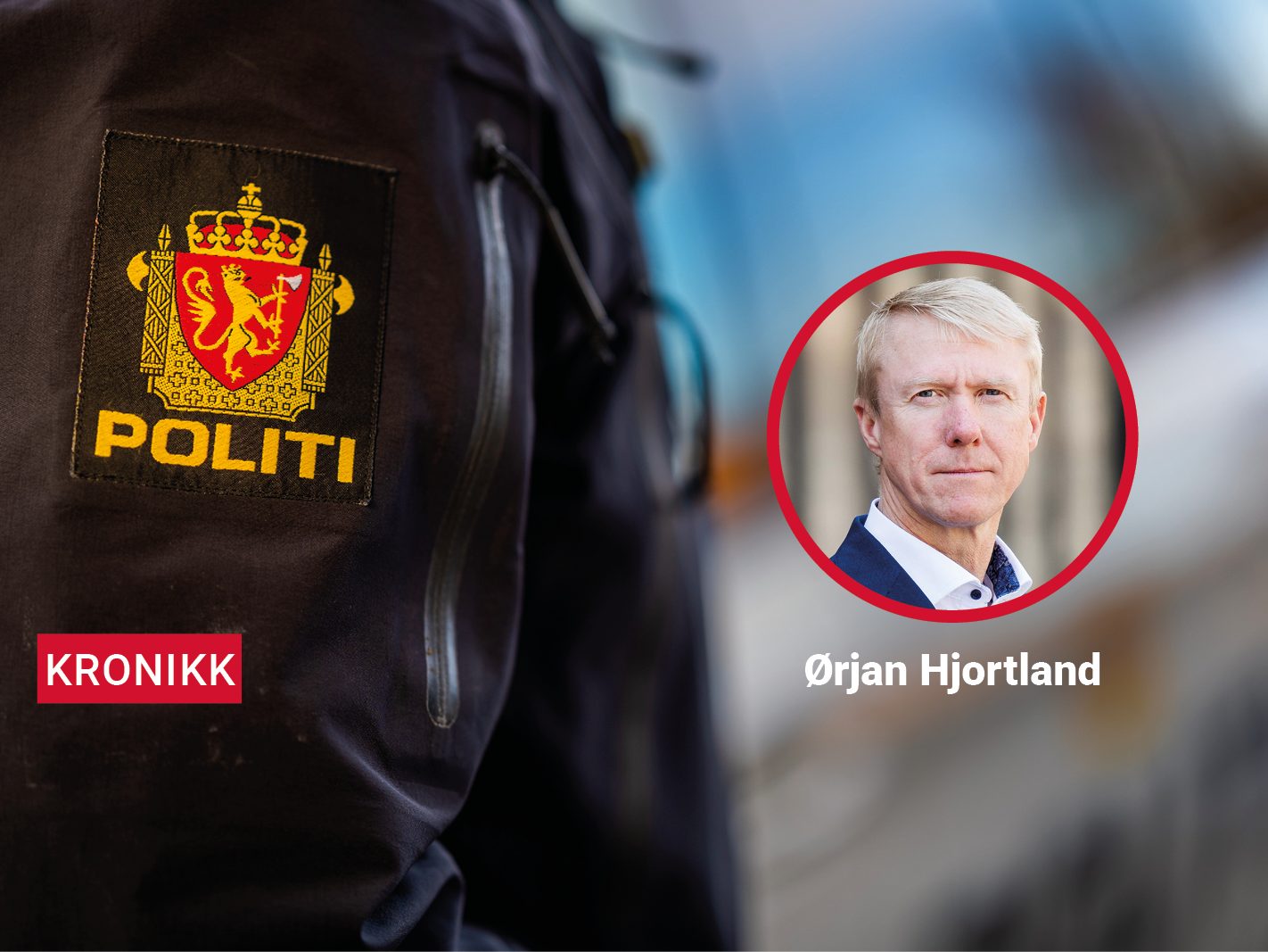Orjan Hjortland illustrasjonsbilde politi jakkemerke