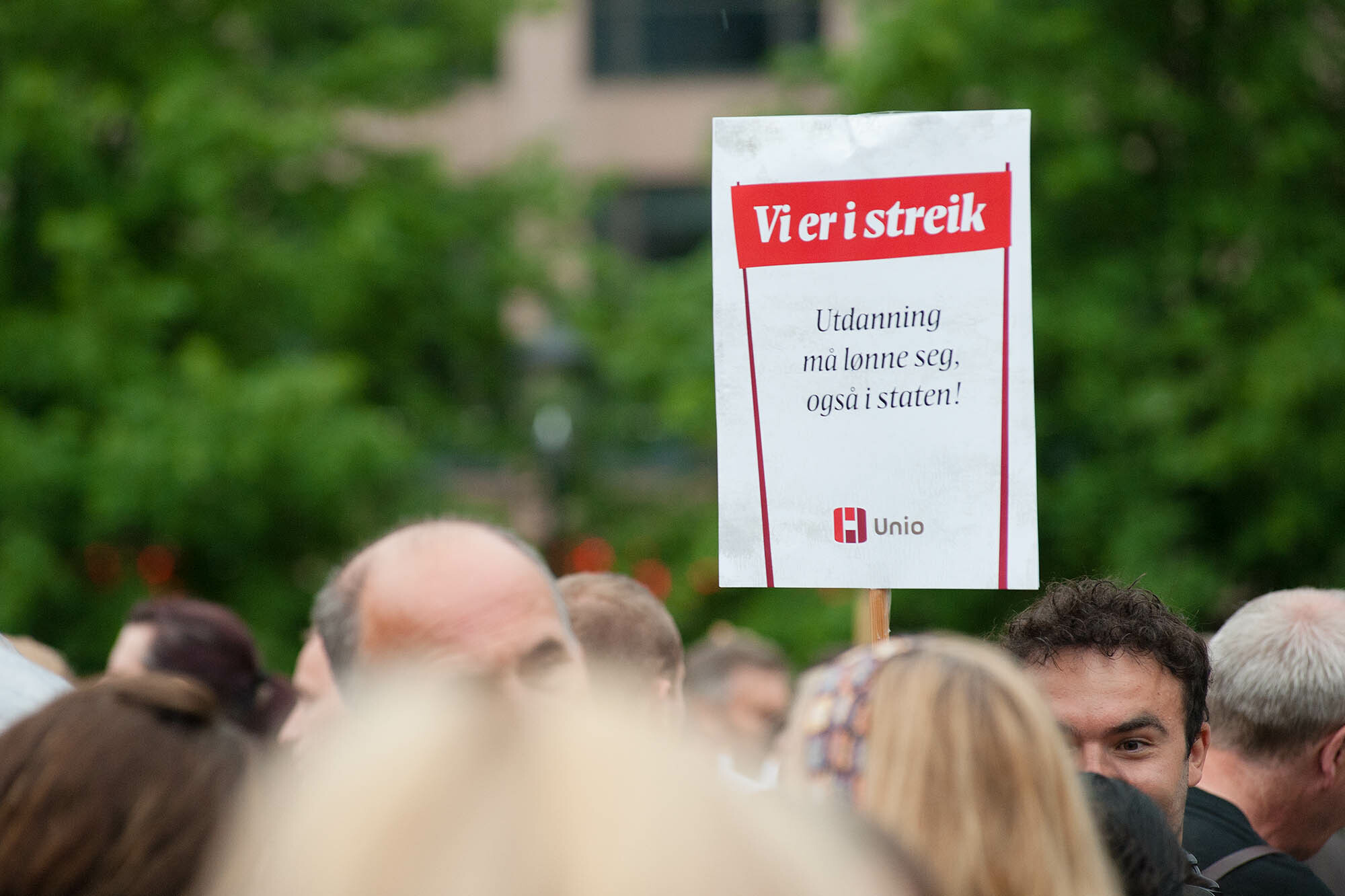 UNIO 28mai Stortingsdemonstrasjon 28