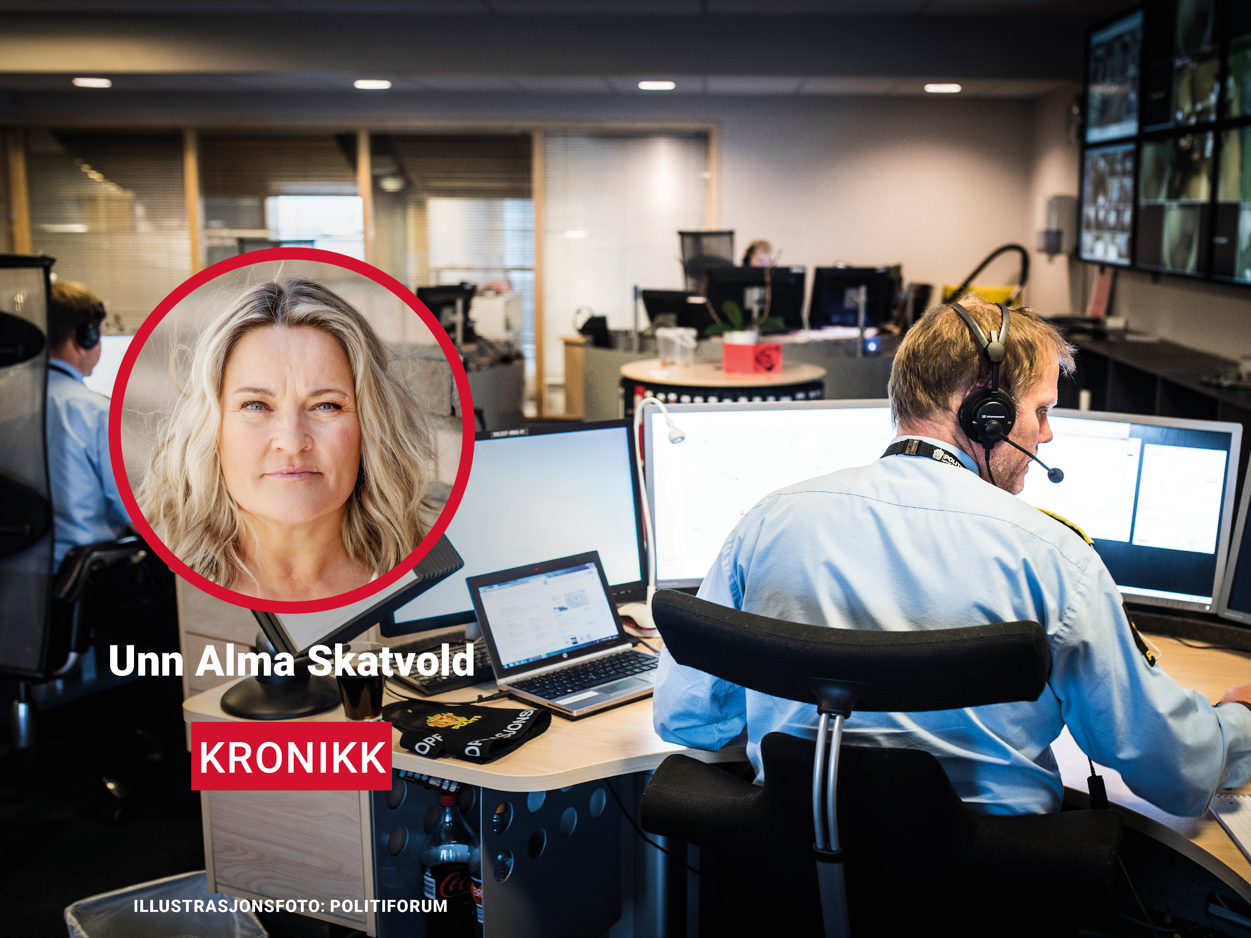 Unn Alma Skatvold illustrasjonsbilde operasjonssentral 1